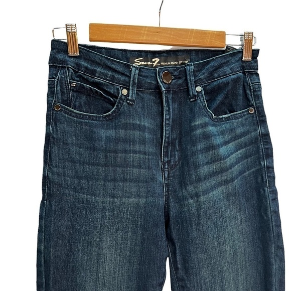 7 for all Mankind Denim Ultra High Waist Jeans Size 4 - Picture 3 of 10